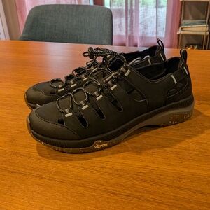 Dansko Vibram Outdoor Sport Sandals Black Women’s Size 40 Hiking Comfort Shoes